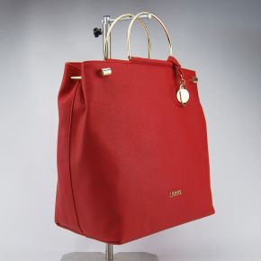 Shopping bag with shoulder strap Liu Jo l maincy red