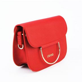 Bolsa de tracollina con colgajo de Liu Jo maincy rojo