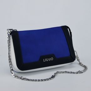 Bag tracollina with chain Liu Jo new cannes nmonaco blue white blue
