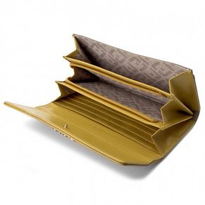 Brieftasche mit patte-Liu Jo großer anna-gelb brown