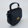 Sac à bandoulière marque Love Moschino matelassé noir