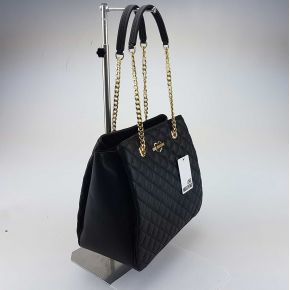 Shopping bag by Love Moschino quilted black