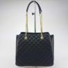 Sac par Love Moschino matelassé noir