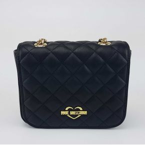 Bolso de Love Moschino acolchado negro