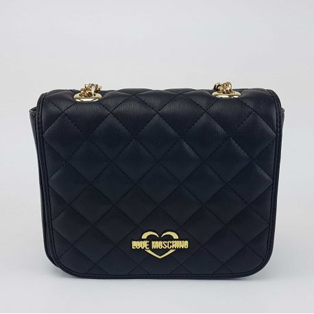 Bolso de Love Moschino acolchado negro