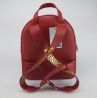 Rucksack-Love Moschino rot-gold herz