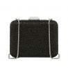 Pochette a mano Clutch Liu Jo primula strass bicolor nera e argento