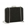 Bolso de mano, Embrague, Liu Jo primrose detalles de rhinestone de dos tonos negro y plata