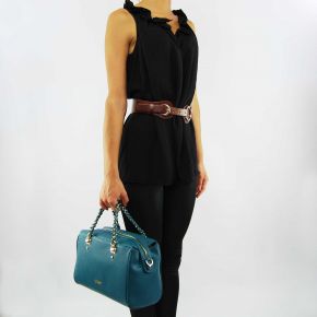 Borsa bauletto Liu Jo m anna chain deep ocean