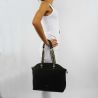 Shopping bag Liu Jo, L anna chain black