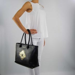 Sac Versace Jeans en cuir noir