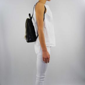 Bag backpack Twin Set in black leather