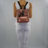 Bag backpack Twin Set satin pink nude