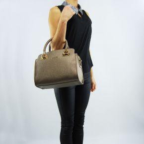 Tasche topcase Liu Jo m anna pale brown metal