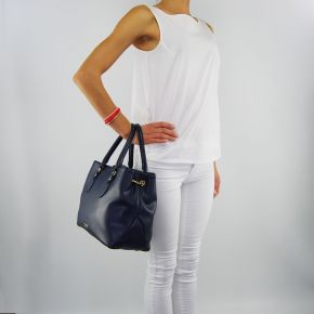 Shopping bag Liu Jo with straddles angers dress blue