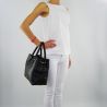 Shopping bag Liu Jo with straddles angers black