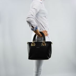 Shopping bag Liu Jo's anna black leather