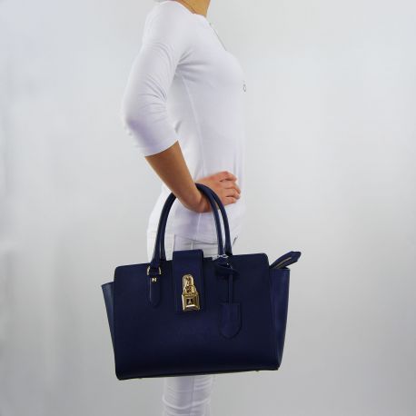 Bolsa duffle bolsa de Patrizia Pepe vestido de azul