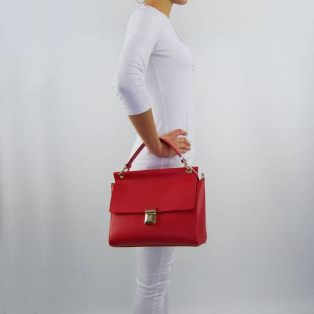 Sac de sport sac de Patrizia Pepe mat rouge