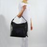 Hobo sac Patrizia Pepe frange noir