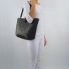 Borsa shopping Patrizia Pepe grigio scuro dark grey