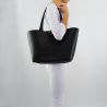 Bolsa de compras por Patrizia Pepe reversible negro beige claro