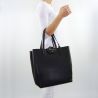 Shopping bag von Patrizia Pepe reversible black orange