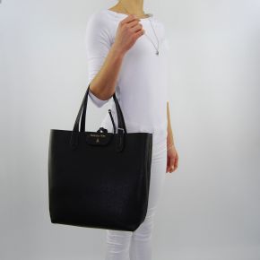 Sac Shopping par Patrizia Pepe réversible noir orange