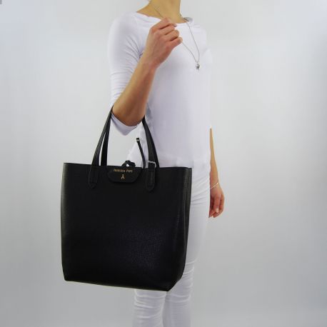 Shopping bag by Patrizia Pepe reversible black orange