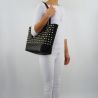 Sac Shopping par Patrizia Pepe réversible new rock noir