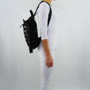 Bag backpack Patrizia Pepe generic black rivets