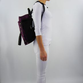 Bolsa mochila de Patrizia Pepe genérico de ciruela violeta rives