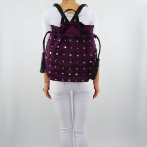 Bolsa mochila de Patrizia Pepe genérico de ciruela violeta rives