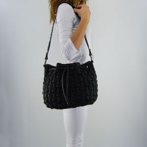 Bag bucket bag Liu Jo angers crinkled black