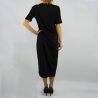 Kleid Liu Jo sweatshirt miami schwarz lurex schwarz