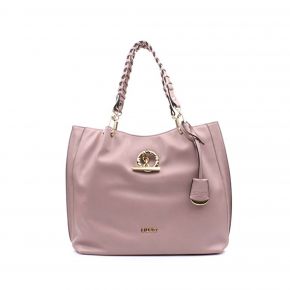 Shopping bag satchel Liu Jo pink quartz