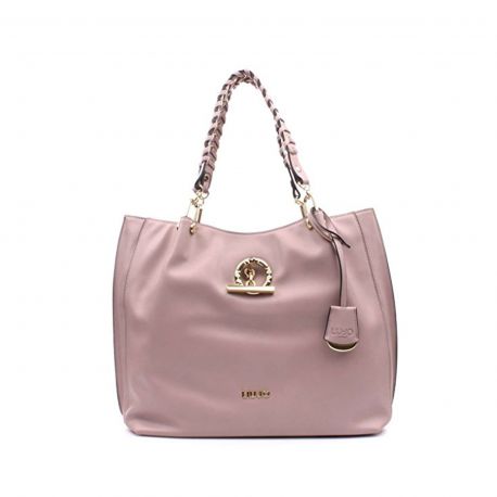 Shopping bag satchel Liu Jo pink quartz