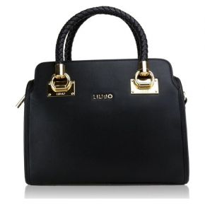 Borsa bauletto Liu Jo m anna nappa black