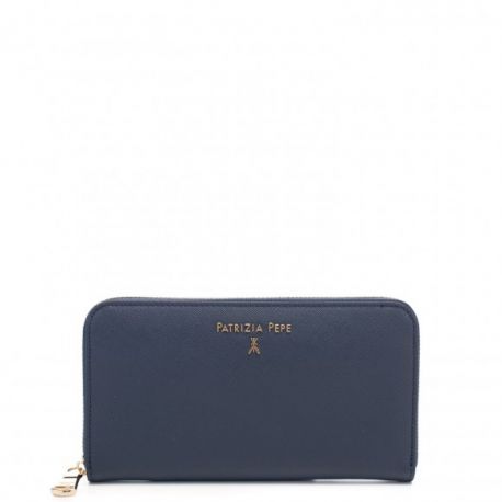 Wallet zip around Patrizia Pepe dress blue