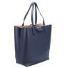 Shopping bag Patrizia Pepe dress blue reversible rose