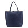 Borsa shopping Patrizia Pepe dress blue reversibile rose