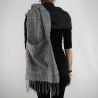 Foulard, bi-dark grey melange