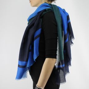 Foulard Liu Jo anna 90 x 200 répertoire bleu