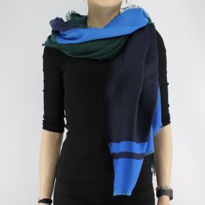 Foulard Liu Jo anna 90 x 200 répertoire bleu