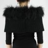 Fur collar Liujo black