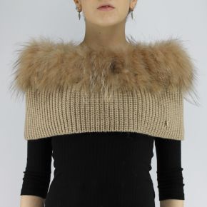 Fur collar Liujo biscuit