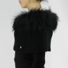 Fur collar Liujo black