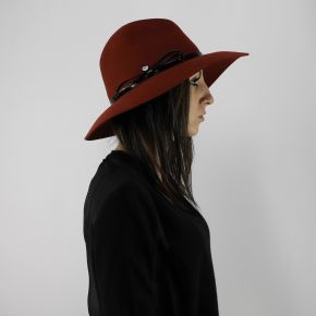 Hat wide brim Liu Jo whisky