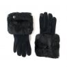 The glove with the wrist in fake fur black Liu Jo