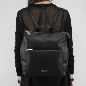 Borsa zaino Liu Jo Backpack Detroit nero A18006 E0027